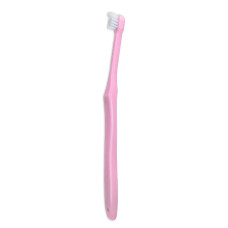 Ортодонтична зубна щітка з пучком і маленькою головкою, Рожева